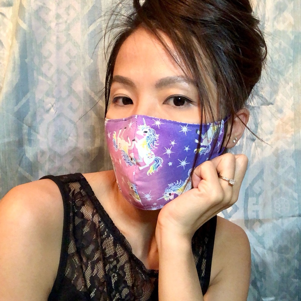 ❤️ Unicorn 🦄 Mask Washable Reversible Quality❤️